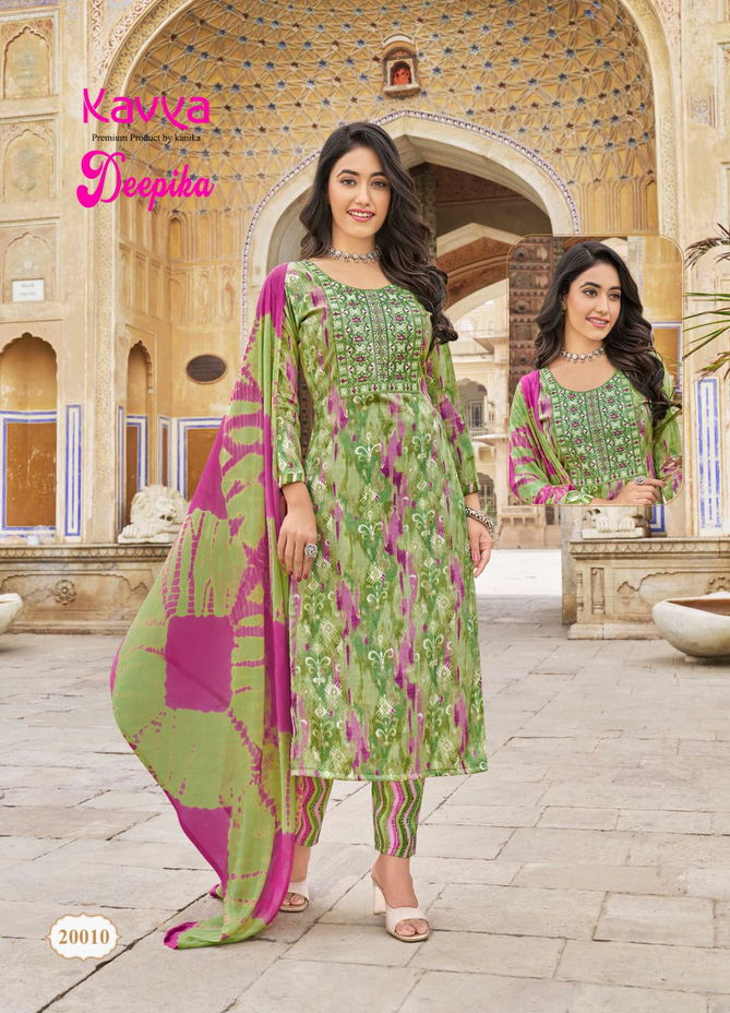 Deepika Vol 20 By Kavya Capsule Printed Kurti With Bottom Dupatta Wholesale Shop In Surat
